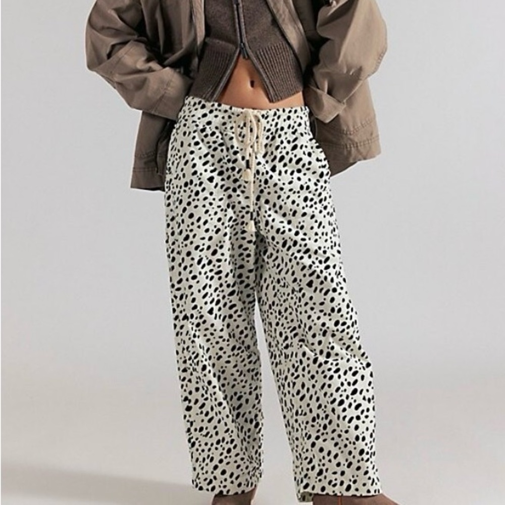 Free People Patterned Cord Jeans